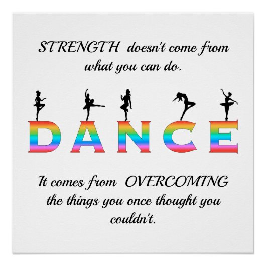 Poster Danse, multicolore (Devant)
