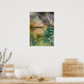 Poster Danse neige (Cuisine)