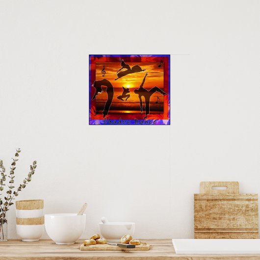 Poster Danse Ombre (Cuisine)