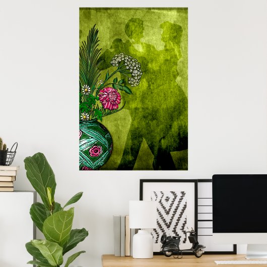 Poster Danse Ombre (Bureau à domicile)