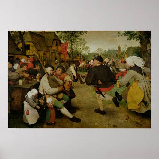 Poster Danse paysanne, 1568 (Devant)