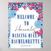 Poster Danse Queen bougainvillea Bachelorette Bienvenue (Devant)