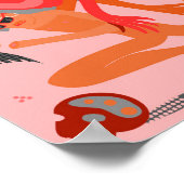 Poster Danse rose (Coin)