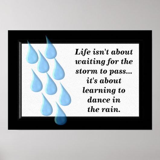 Poster Danse sous la pluie (Devant)