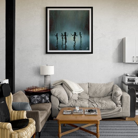 Poster Danse sous la pluie