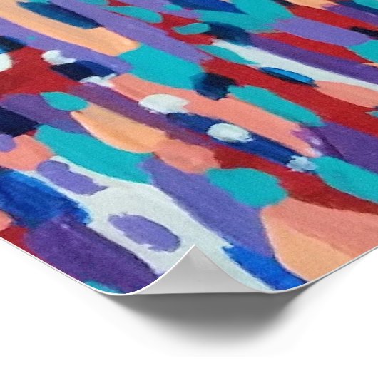 Poster Danse sur glace Abstraite (Coin)