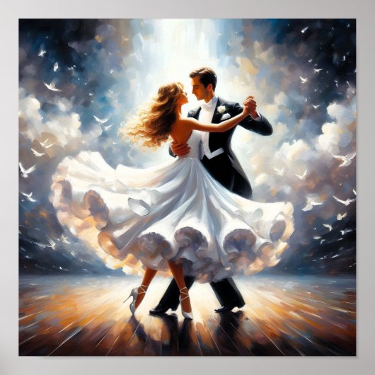 Poster Danse swing Danse de salon Danseuse Danse (Devant)