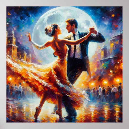 Poster Danse swing Danse de salon Danseuse Danse (Devant)