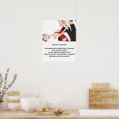 Poster Danse Tango Couples de Romance et de Passion (Cuisine)