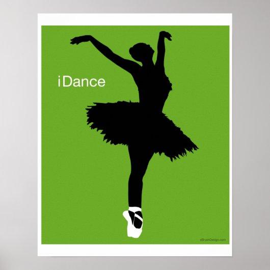Poster Danse (verte) (Devant)