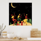 Poster Danser au clair de lune (Cuisine)