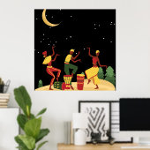 Poster Danser au clair de lune (Bureau à domicile)