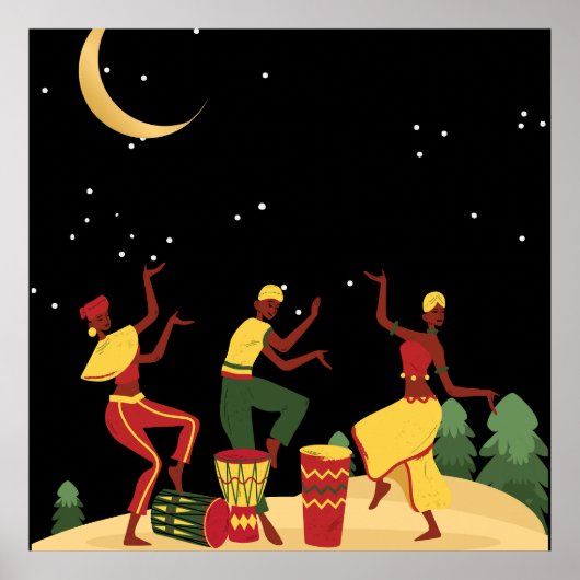 Poster Danser au clair de lune (Devant)