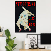 Poster Danser au Jazz 2016 Orléans (Bureau à domicile)