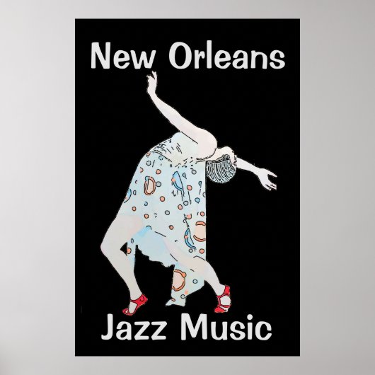 Poster Danser au Jazz 2018 Nouvelle-Orléans (Devant)