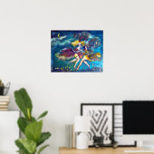 POSTER DANSER DANS LA NUIT (Bureau à domicile)