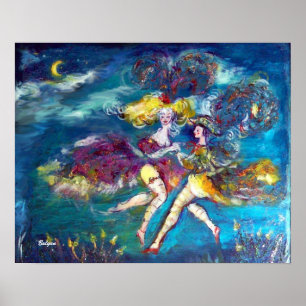 POSTER DANSER DANS LA NUIT