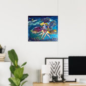 Poster DANSER DANS LA NUIT Carnaval Dansers Au clair de l (Bureau à domicile)