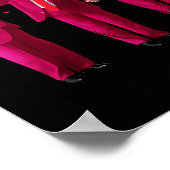 Poster Danser drôle Coeur Baiser Valentine (Coin)