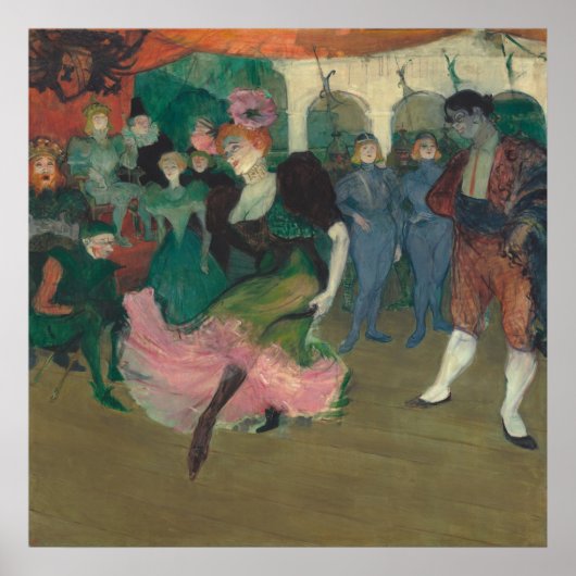 Poster Danser le Bolero - Art Toulouse-Lautrec (Devant)