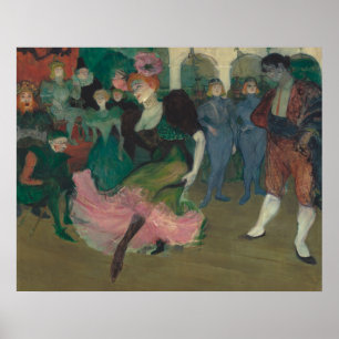 Poster Danser le Bolero - Peinture Toulouse-Lautrec