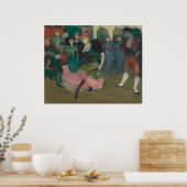 Poster Danser le Bolero - Peinture Toulouse-Lautrec (Cuisine)