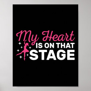 Poster Danser Maman Mon Coeur Est Sur Cette Scène Pour Da