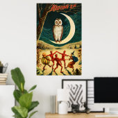 Poster Danser sous la Lune (Bureau à domicile)
