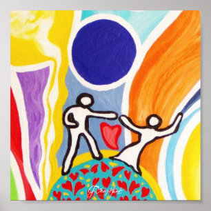 Poster Danser Sur Les Poutres De Lune