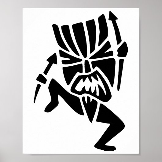 Poster Danser Tiki Man (Devant)