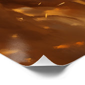 Poster Danser une femme amérindienne à la tête (Coin)