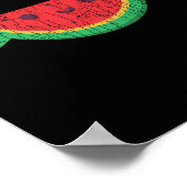 Poster Danser Watermelon Funky Summer Fruit Lover Graphi (Coin)