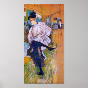 Poster Danses de Toulouse-Lautrec - de Jane Avril