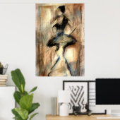Poster Danseur 4 (Bureau à domicile)