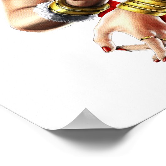 Poster Danseur cambodgien Khmer Apsara (Coin)