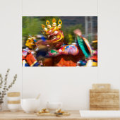Poster Danseur costumé asiatique (Cuisine)