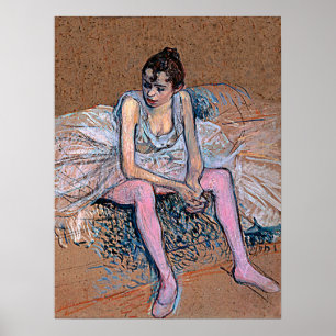 Poster Danseur dans des collants roses