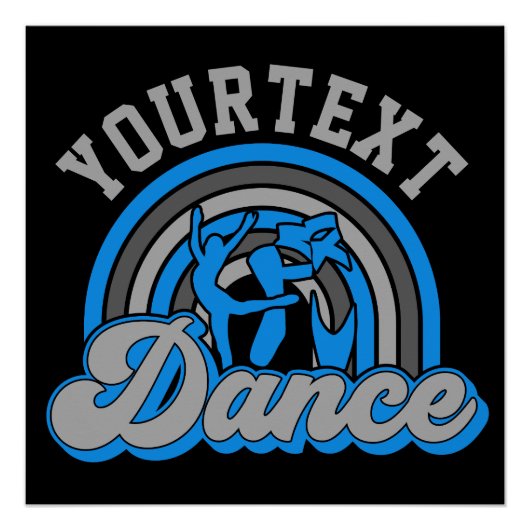 Poster Danseur de ballet AJOUTER DU TEXTE Danse classique (Devant)