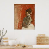 Poster Danseur de ballet avec bras croisés par Edgar Dega (Cuisine)