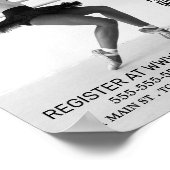 Poster Danseur de ballet, Cours de danse (Coin)