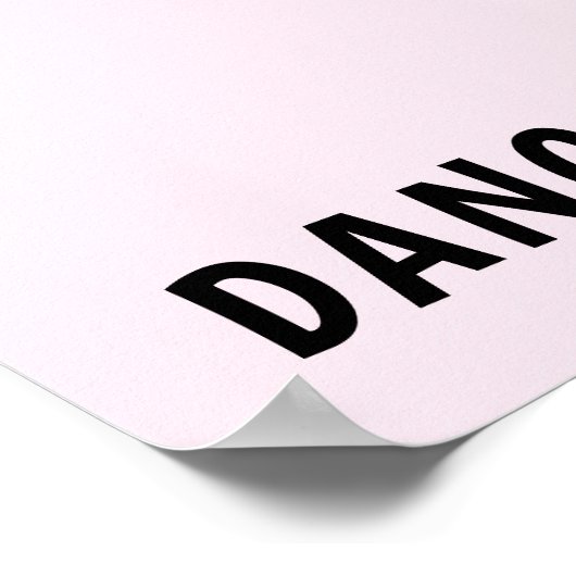 Poster Danseur de ballet Flamant rose (Coin)