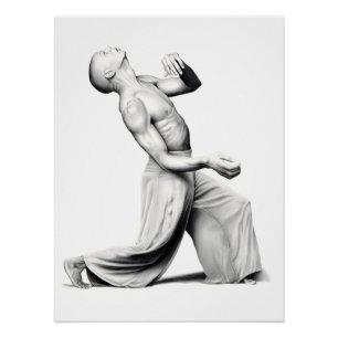 Poster Danseur de ballet masculin