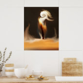 Poster Danseur de bougies (Cuisine)