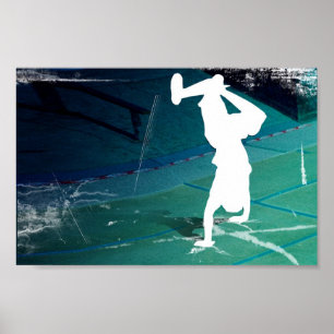 Poster Danseur de graffiti