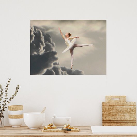 Poster Danseur de nuages (Cuisine)