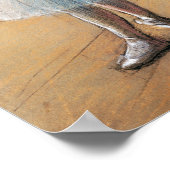 Poster Danseur de ruban bleu, Edgar Degas (Coin)