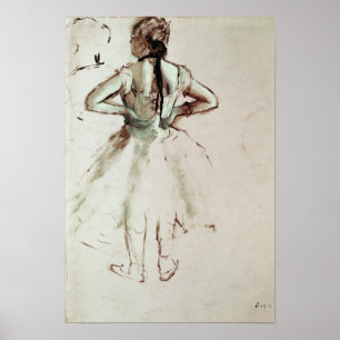 Poster Danseur d'Edgar Degas   vu du dos