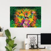 Poster Danseur du carnaval de Rio (Bureau à domicile)
