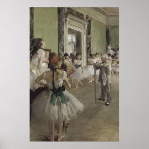 Poster Danseur / École de ballet - Diplôme de peinture