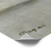 Poster Danseur en vert par Edgar Degas (Coin)